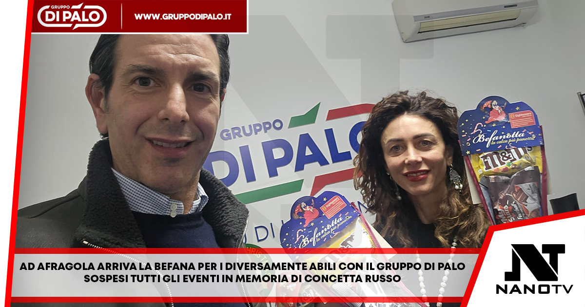 Ad Afragola arriva la befana per i diversamente abili con il gruppo di palo: sospesi tutti gli eventi in memoria di Concetta Russo