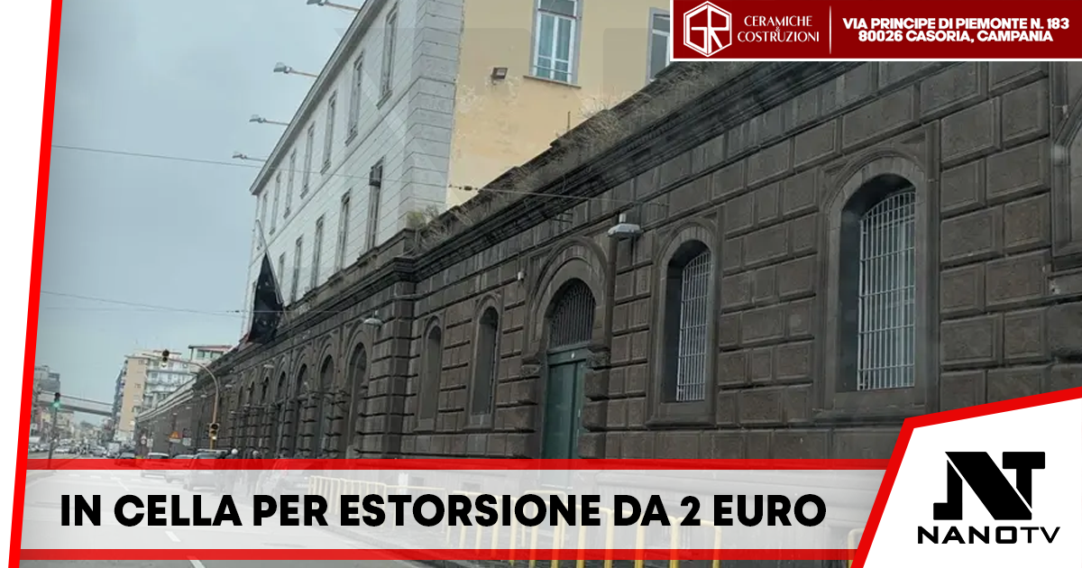Da 20 mesi rinchiuso a Poggioreale per un estorsione di 2 euro, ragazzo Nigeriano condannato a 5 anni di reclusione