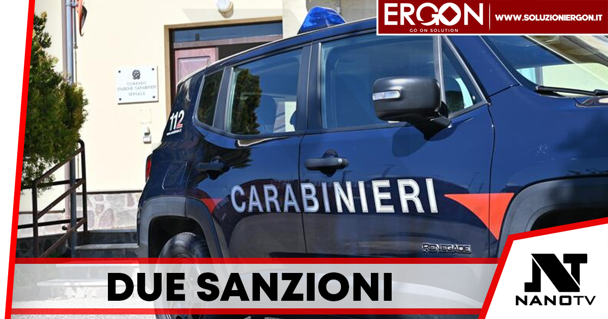 Sicurezza sul lavoro, i Carabinieri sanzionano due attività