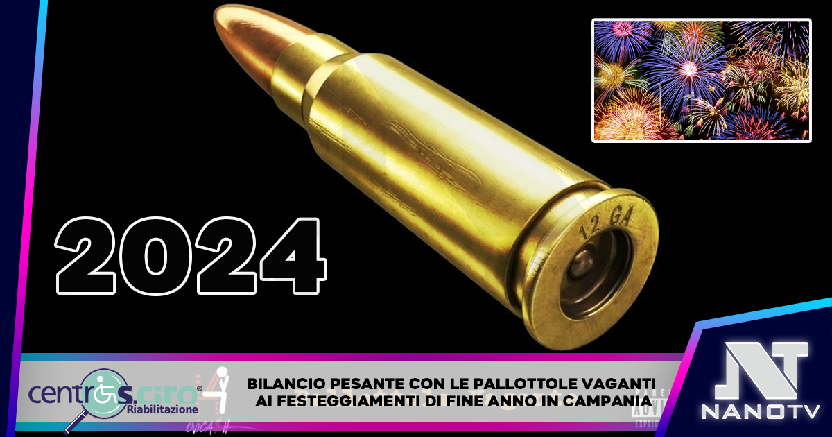 Bilancio pesante per i botti di capodanno in Campania: pallottola all’addome ad una donna a Forcella, 1 morto ad Afragola