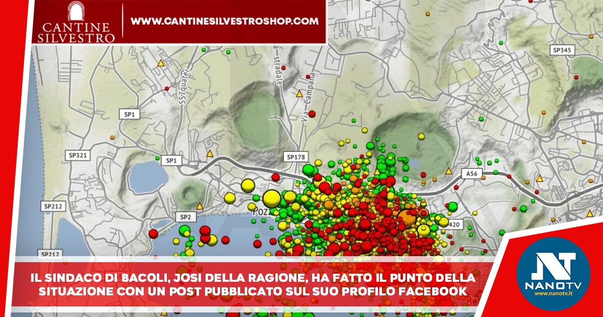 Campi Flegrei, terremoto di magnitudo 2.6: scossa avvertita fino a Napoli. Il Sindaco Josi Della Ragione: “L’abbiamo sentita tutti alle 10,35…”