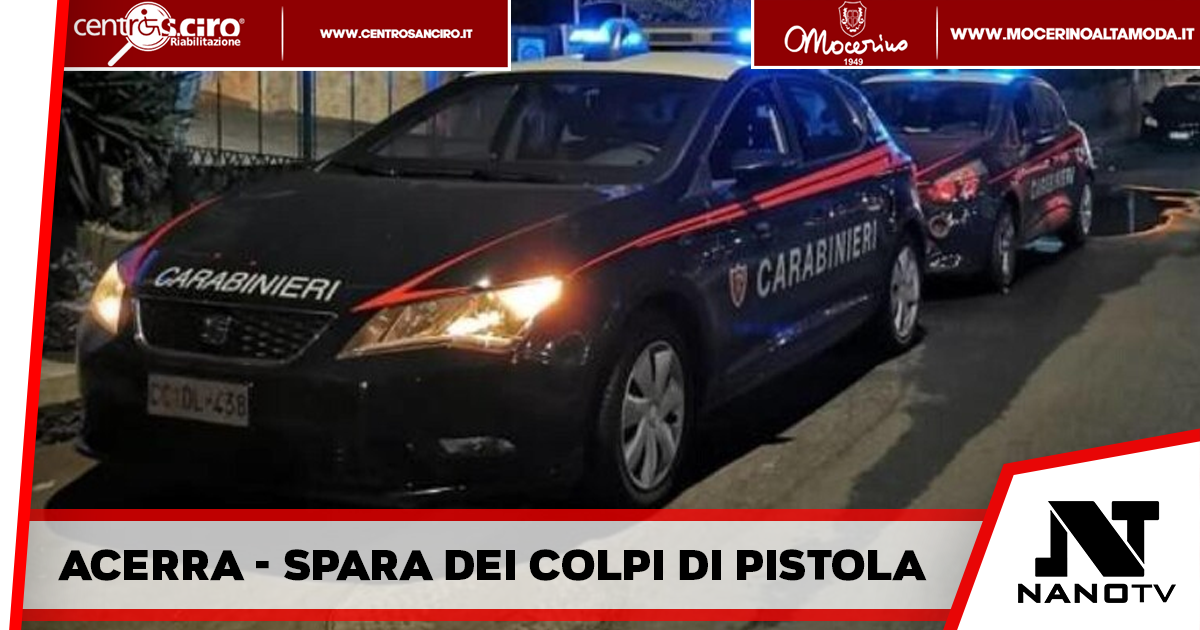Acerra – Uomo spara dei colpi di pistola tra i passanti, arrestato