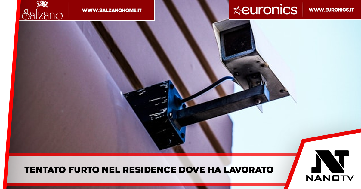 Tentato furto nel residence dove ha lavorato. 41 enne “Beccato”