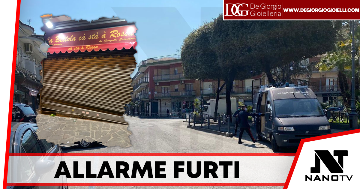 Allarme a Qualiano: Furti in aumento, Confesercenti chiede rinforzi delle forze dell’ordine