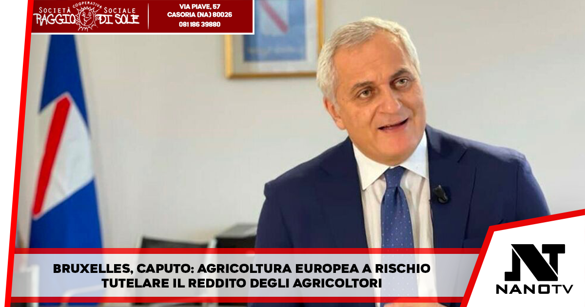 BRUXELLES, CAPUTO: AGRICOLTURA EUROPEA A RISCHIO, TUTELARE IL REDDITO DEGLI AGRICOLTORI