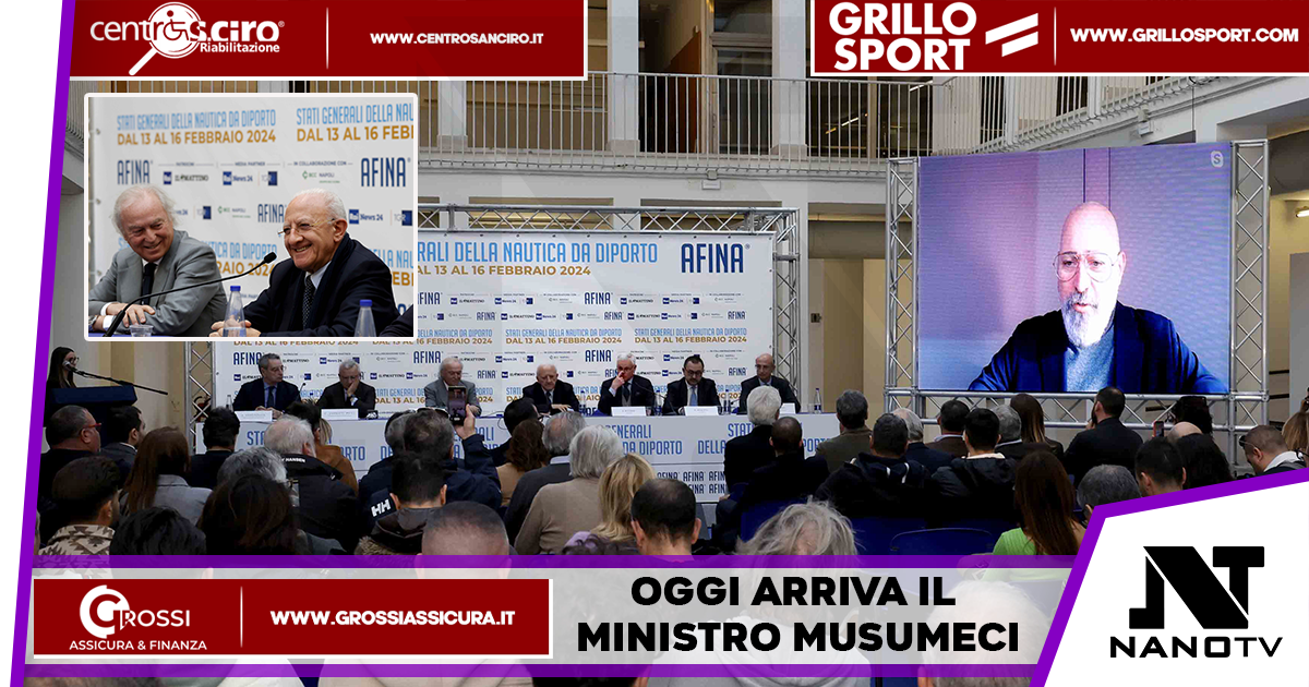 De Luca: “100 milioni dei fondi di coesione e sviluppo   andranno alla portualità e attracchi della nautica da diporto”