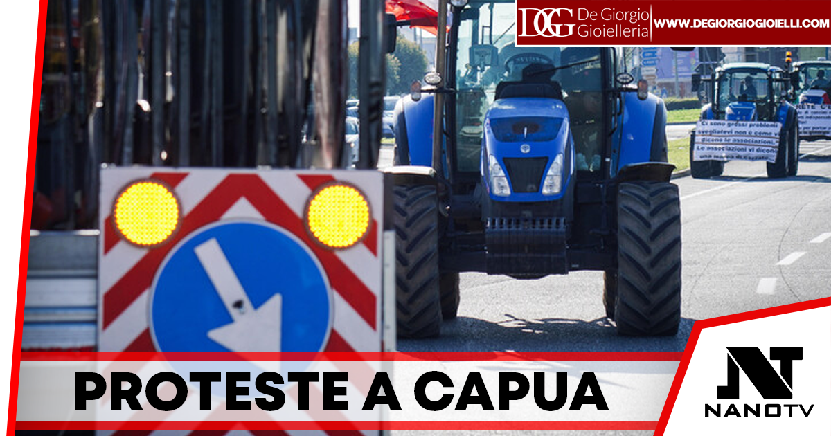 Protesta trattori, per due ore chiuso casello A1 di Capua