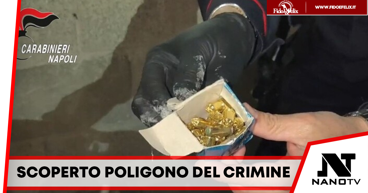 Scoperto poligono di tiro del crimine in una scuola abbandonata