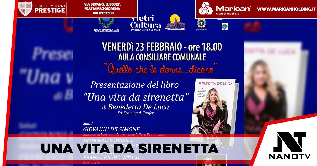 “Una vita da Sirenetta” appuntamento venerdì a Vietri