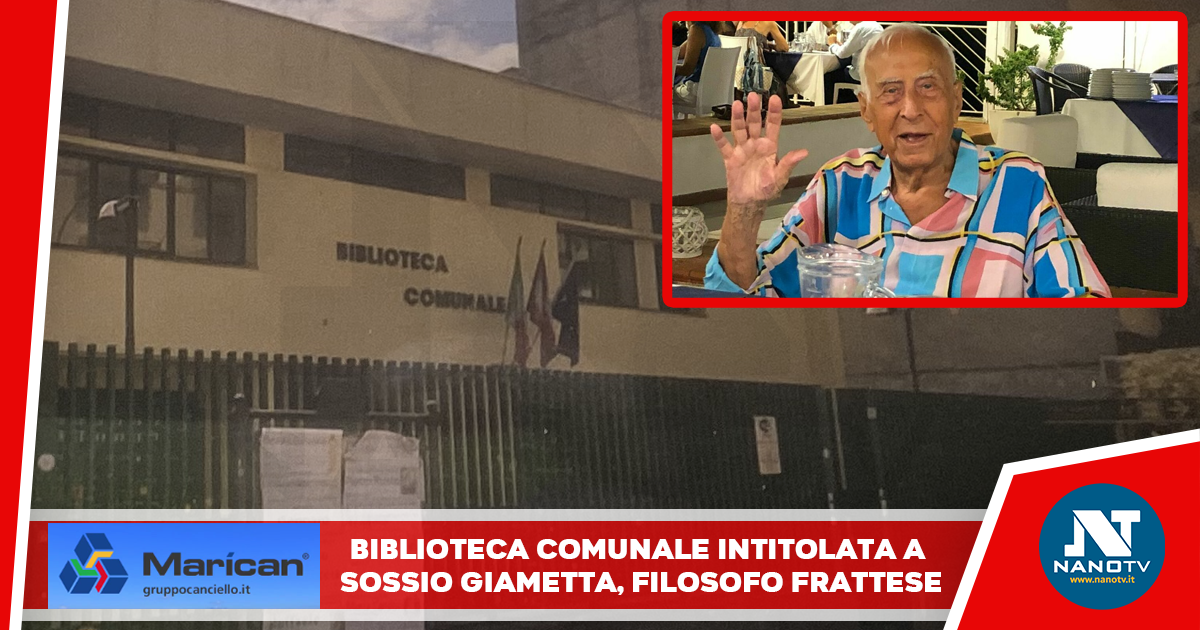 Biblioteca Comunale Frattamaggiore: chiesta l’intitolazione a Sossio Giametta, filosofo frattese di fama mondiale