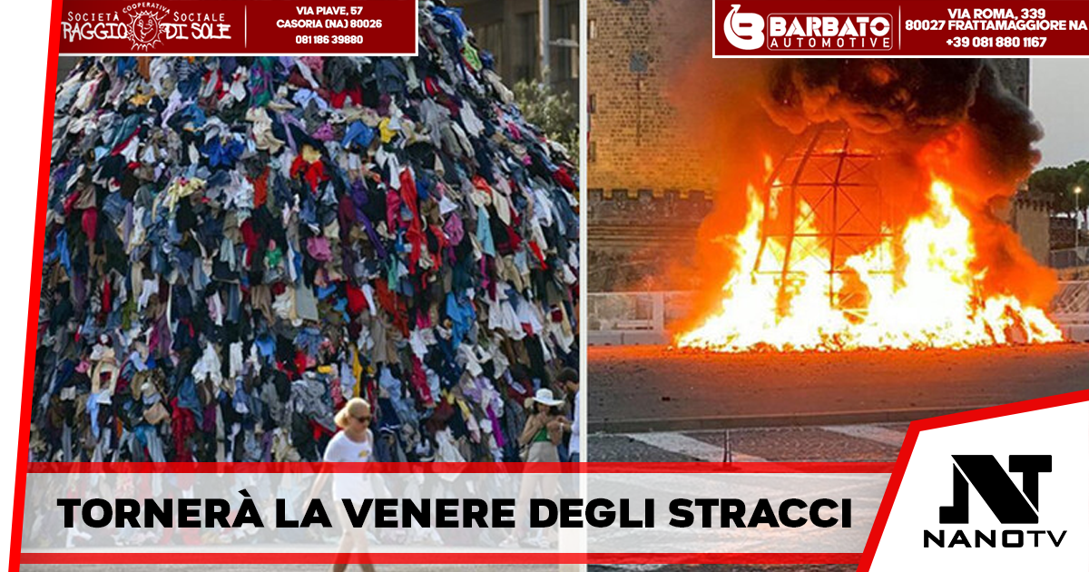 Tornerà in piazza Municipio la “Venere degli stracci” con un evento
