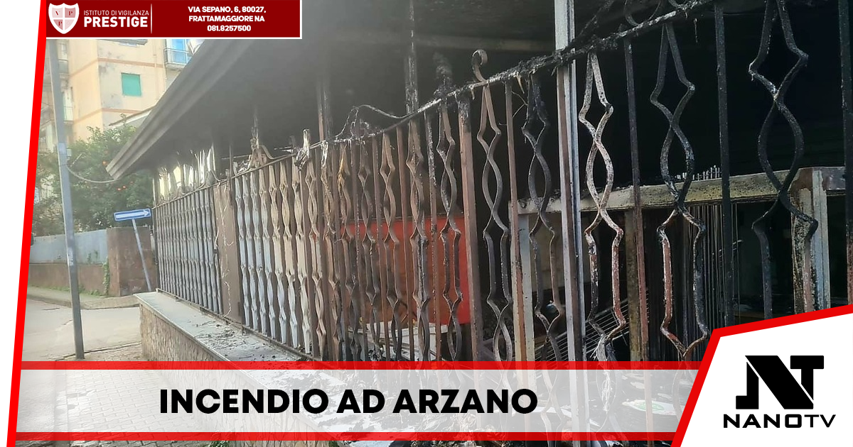 Arzano: Incendio all’interno del negozio “Mister Chicken”