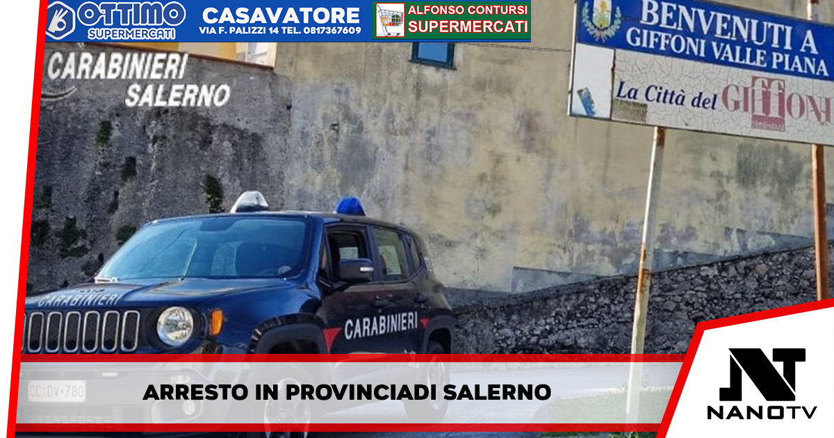 Minaccia l’ ex e l’attuale compagno, un arresto a Battipaglia