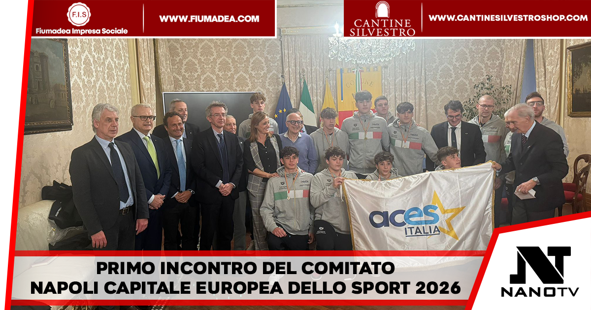 Napoli – Primo incontro del comitato per “Napoli Capitale Europea dello Sport 2026”, verso un futuro di eccellenza sportiva