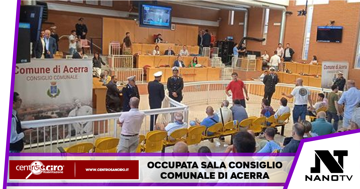 Acerra, occupata sala consiglio comunale, chiesto intervento del Prefetto