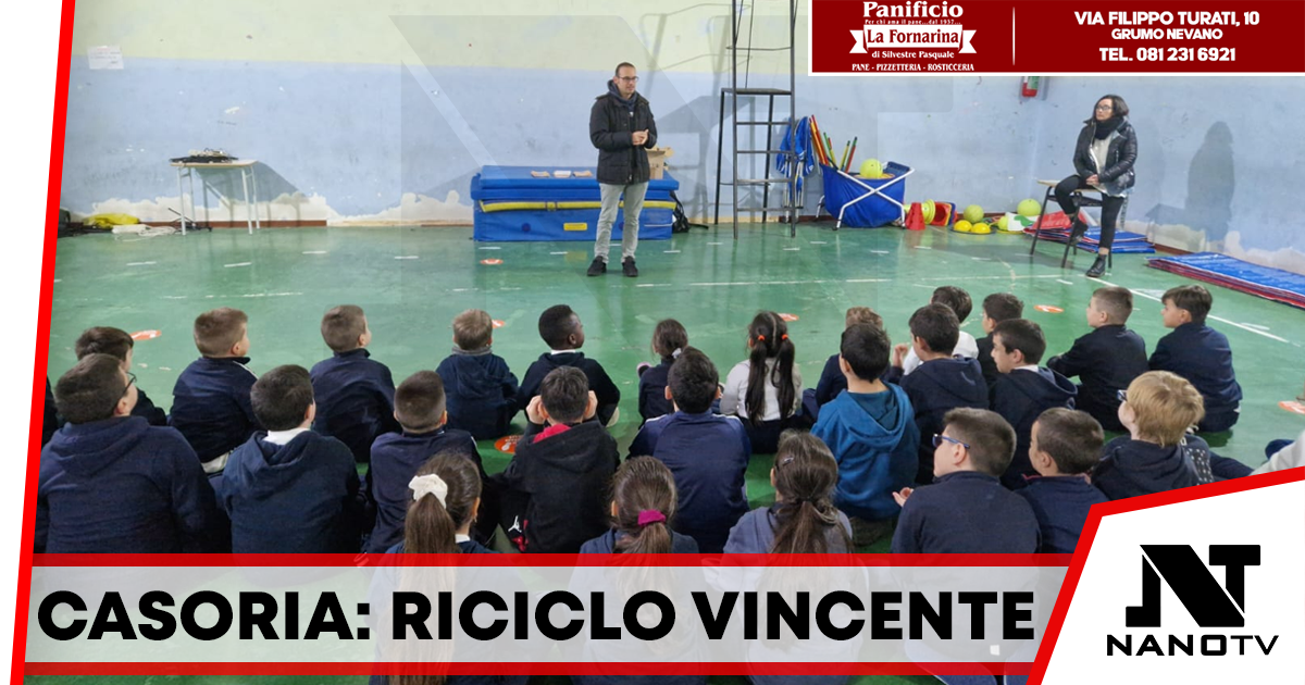 Casoria trionfa in ‘Energia al Cubo’: Gli studenti del IV Circolo Puccini si distinguono nel riciclo