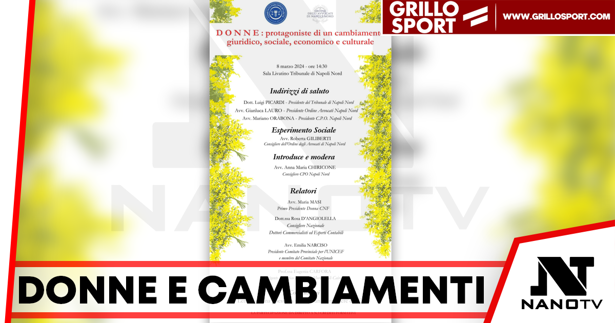 Donne: protagoniste di un cambiamento giuridico, sociale, economico e culturale