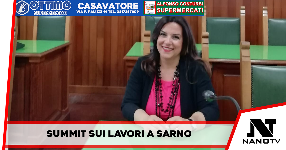 Rete fognaria a Sarno, La consigliera Anna Robustelli: “Il nostro obiettivo è il completamento delle opere”
