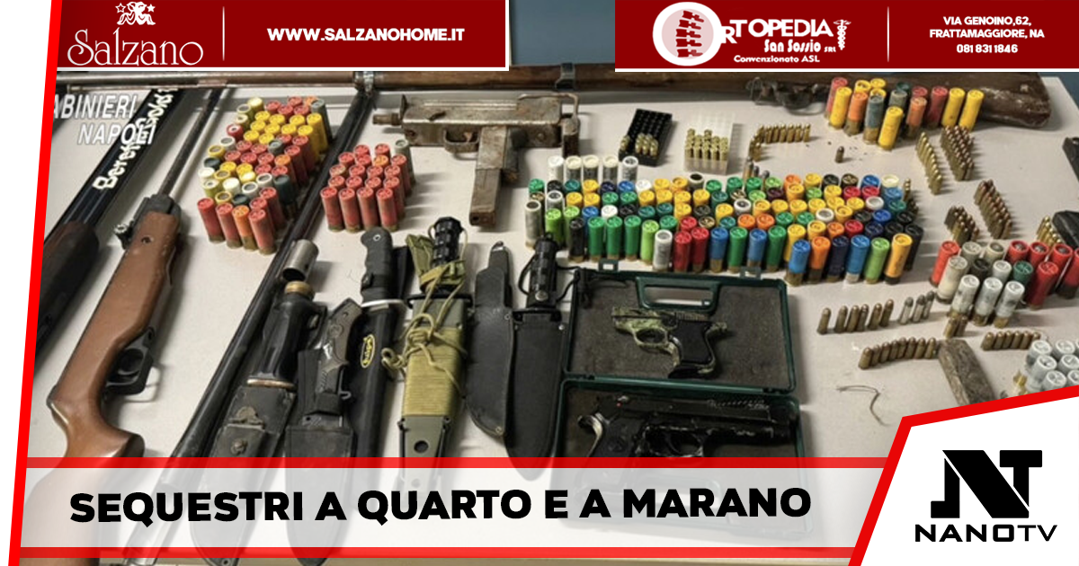 Marano e Quarto – Sequestri tra armi e droga, arrestato 33enne