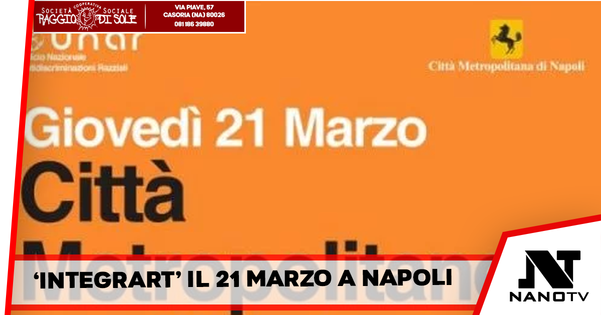‘IntegrArt’ il 21 marzo a Napoli