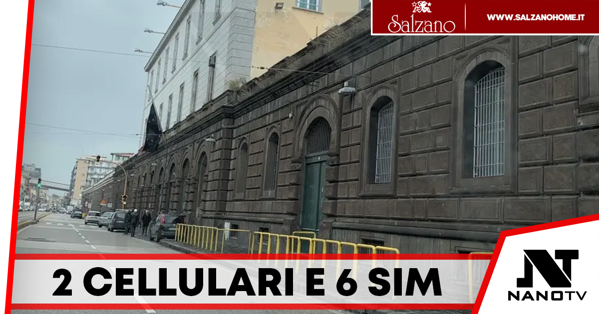 Tentativo di contrabbando di cellulari sventato a Poggioreale