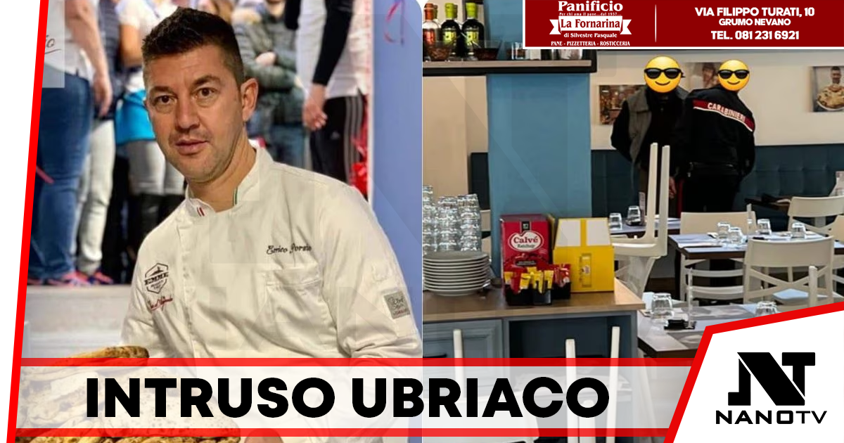 Si ubriaca e dorme alla pizzeria Errico Porzio dopo aver forzato l’ingresso