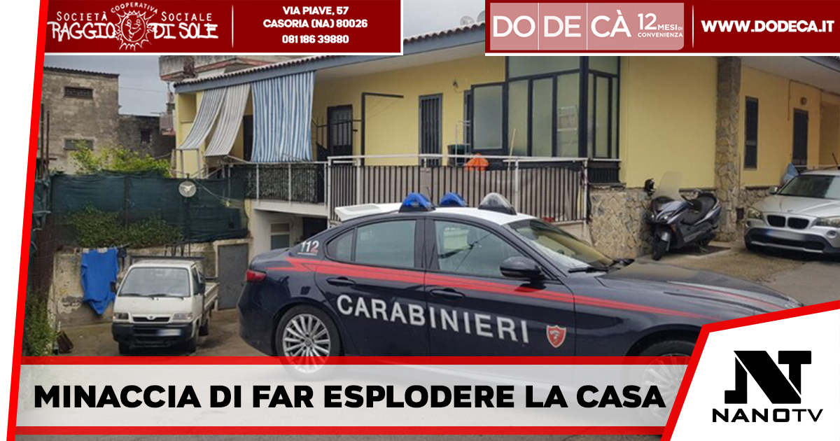 Sant’Antonio Abate – Minaccia di suicidarsi e di far esplodere la casa, soccorso e sedato da personale del 118