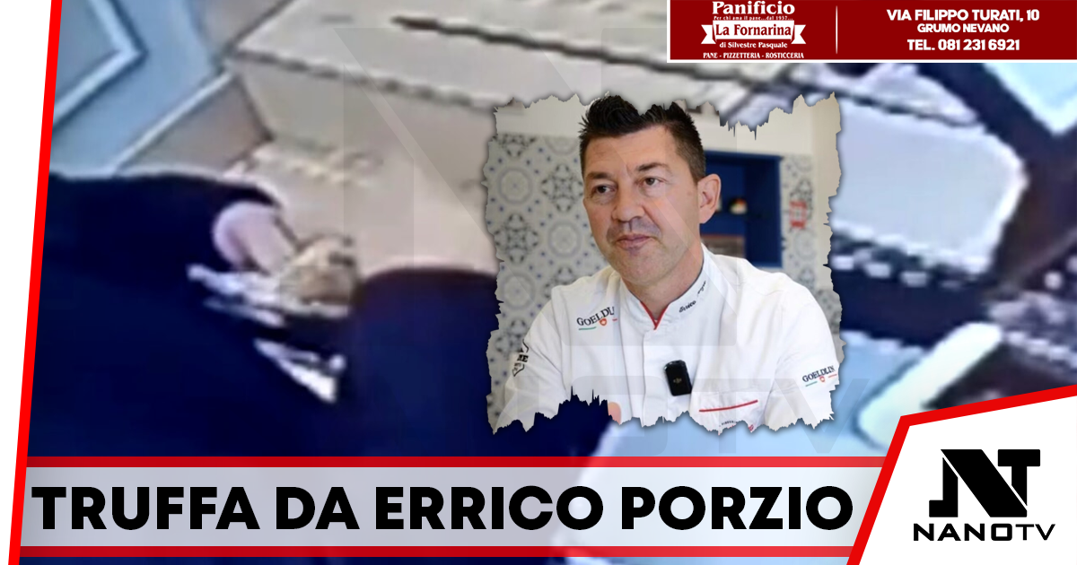 Truffa alla pizzeria di Errico Porzio: un cliente inganna la cassiera, la reazione del pizzaiolo