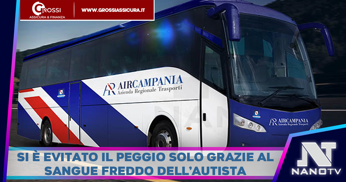 Aggredito autista AIR Campania da una donna con il collo di una bottiglia rotta