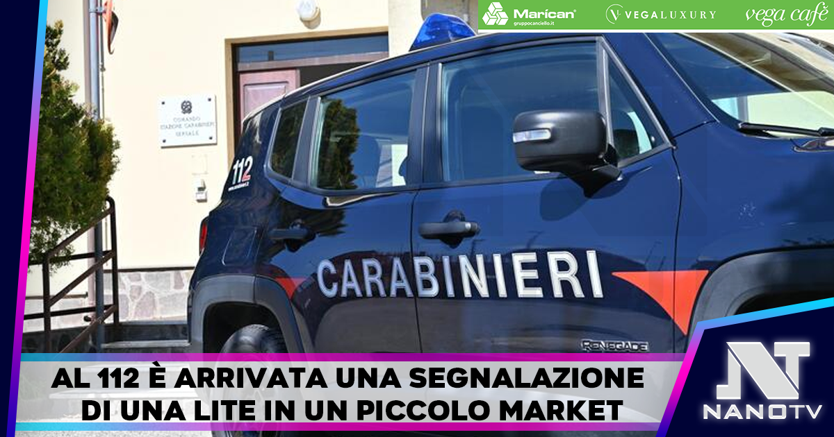 Lite in un market, poi il titolare accoltella un carabiniere