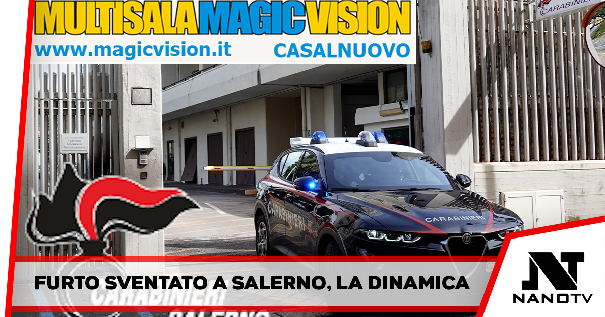 Tentato furto a una tabaccheria di Salerno. Ladri messi in fuga