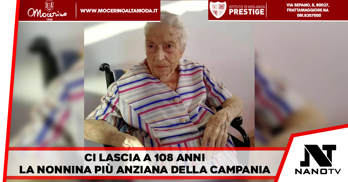 Massa Lubrense – Addio a Maria Laura Esposito, la nonnina più anziana della Campania