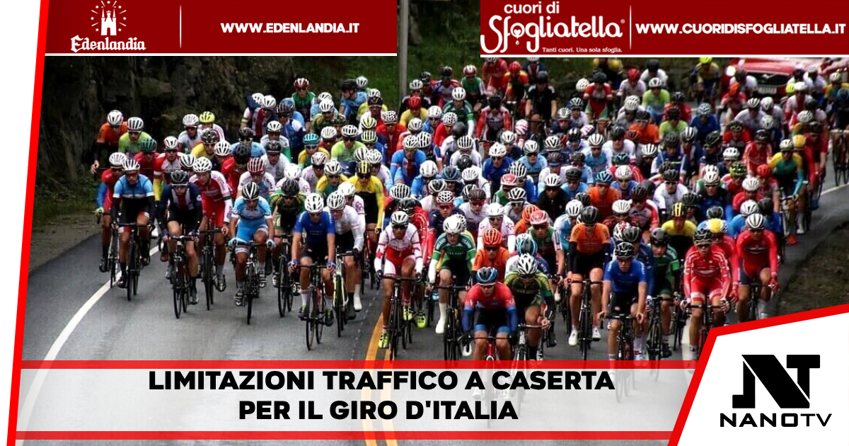 Caserta – limitazioni sulle strade per il Giro d’Italia
