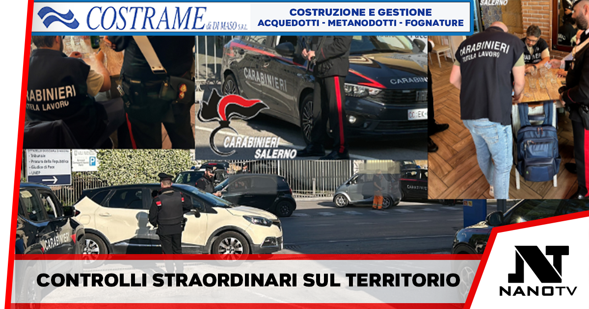 Nocera Inferiore: un arresto e cinque denunce. Controlli straordinari sul territorio