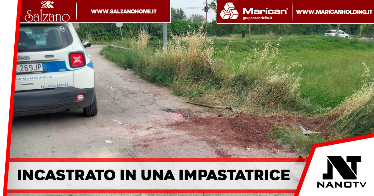 Cancello Ed Arnone – Ancora una morte sul lavoro: Uomo originario di Afragola si incastra in una impastatrice per il cemento e muore
