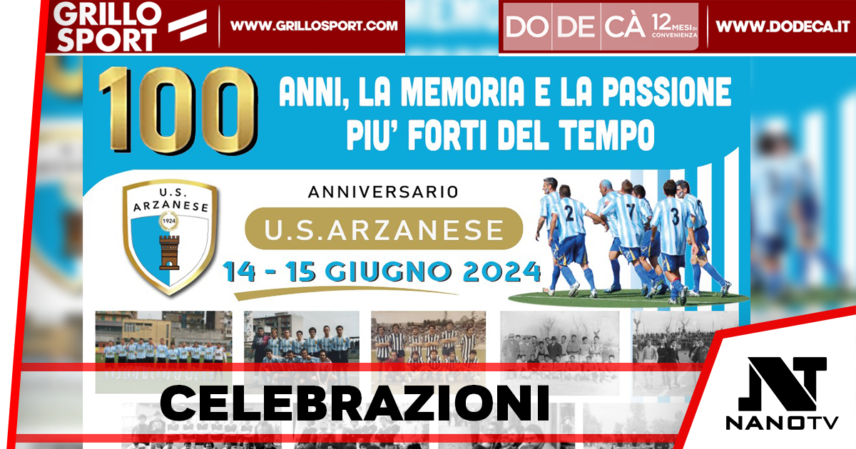 Arzano – Anniversario U.S.Arzanese due giorni per celebrare la storica nascita della squadra biancoceleste
