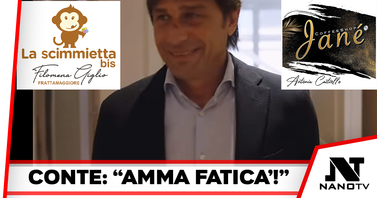 Conte lancia lo slogan “Amma faticà!” Manna lo segue