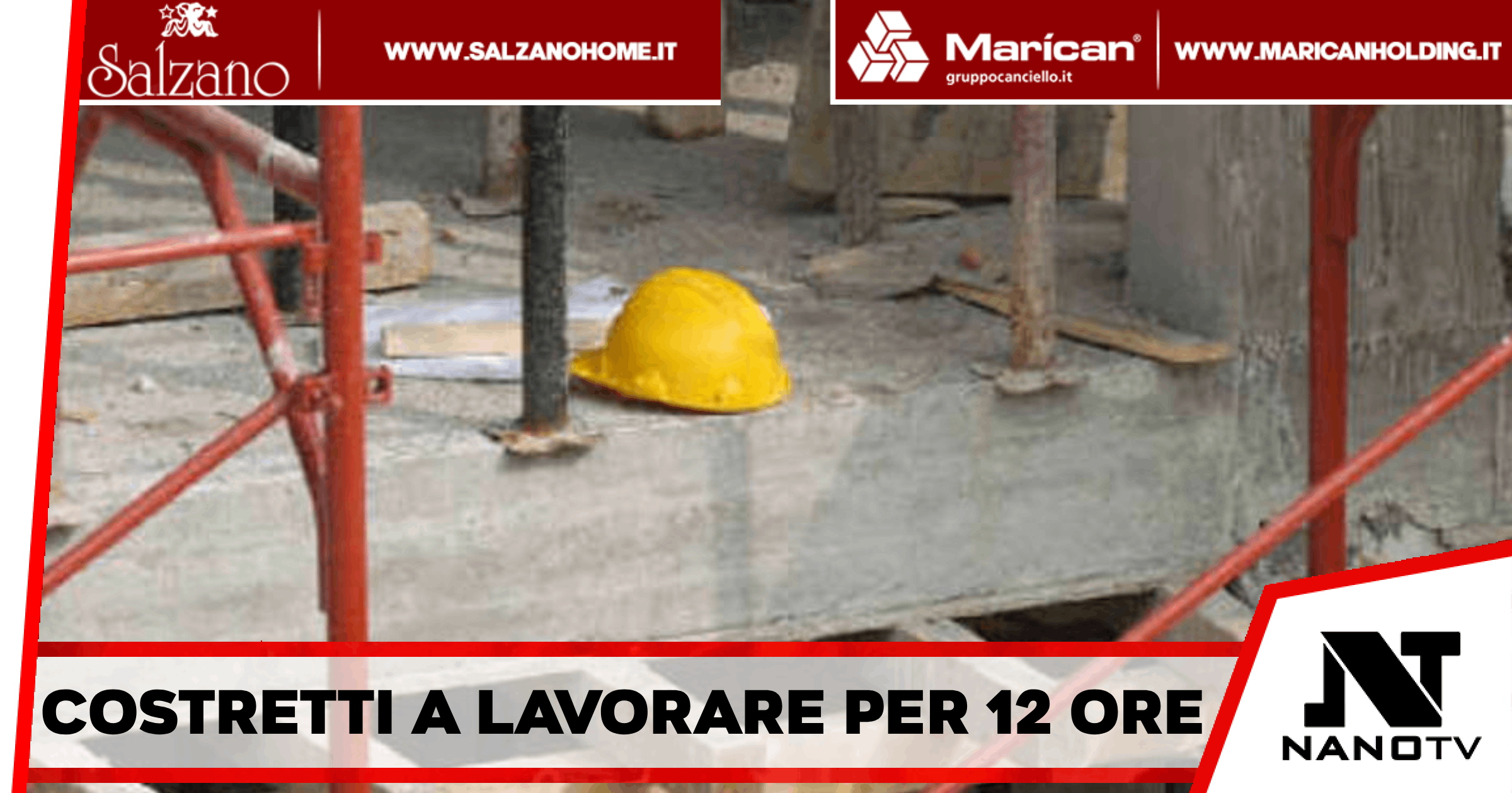 Afragola – Costretti a lavorare 12 ore al giorno senza pagare straordinari, ferie, 13^ e cassa edile. Confermate le condanne per estorsione.