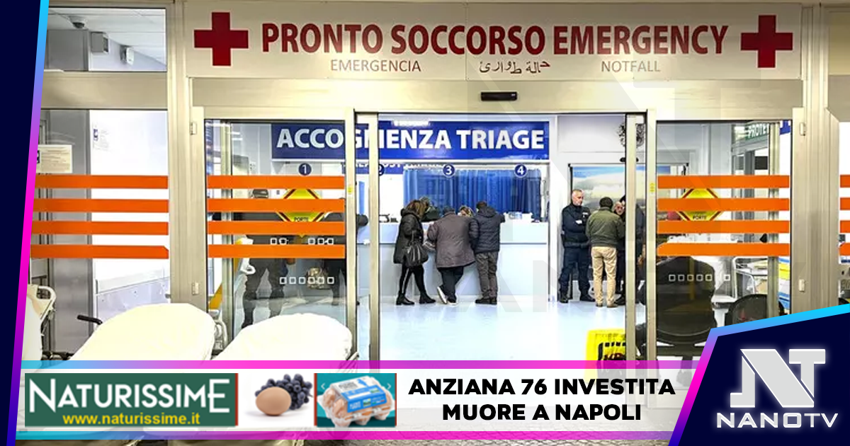 Investita durante inversione di marcia, muore 76enne a Napoli