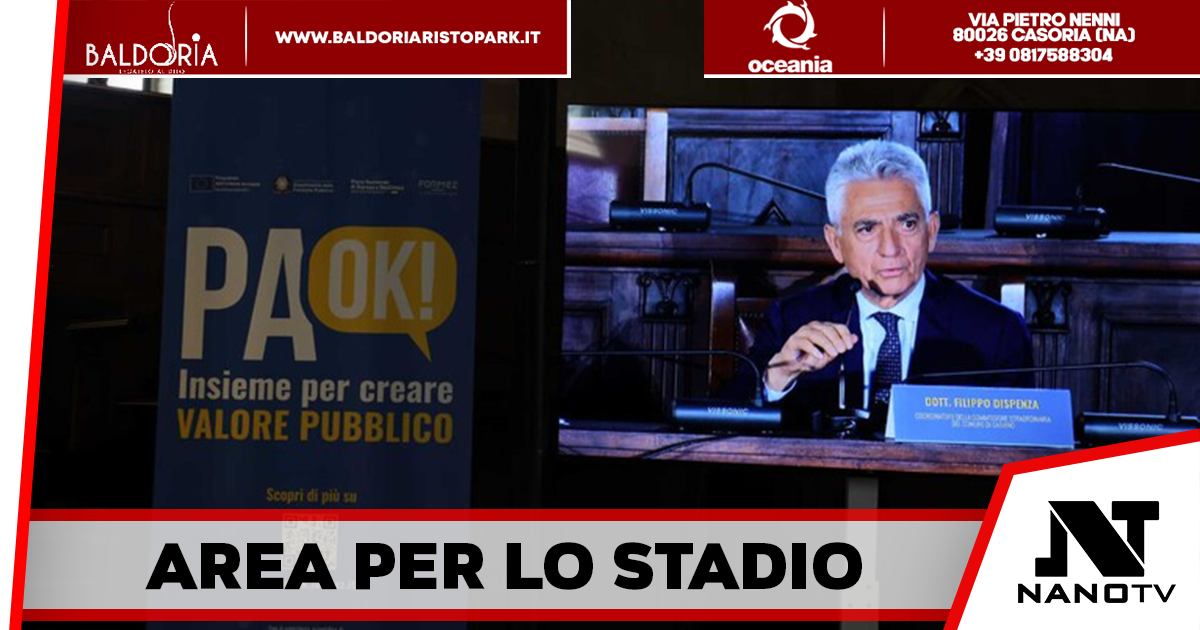 Caivano – Individuata l’area per il nuovo stadio di Caivano, le parole di Filippo Dispenza