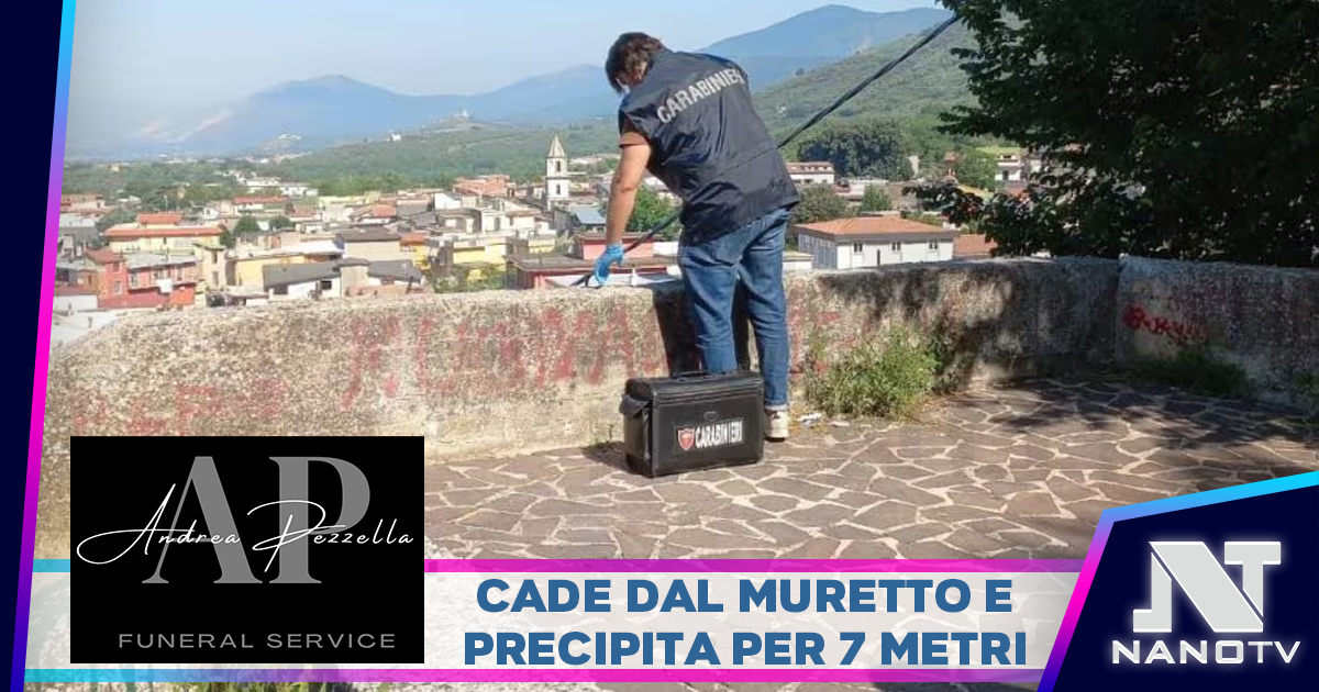 Cade da 7 metri e muore: tragedia per una donna 35enne di Avellino