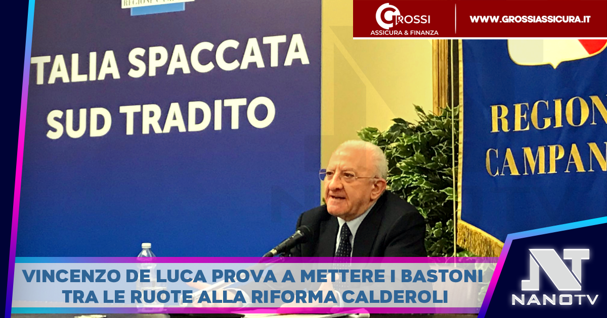 Autonomia diFferenziata Regioni: De Luca prepara le barricate