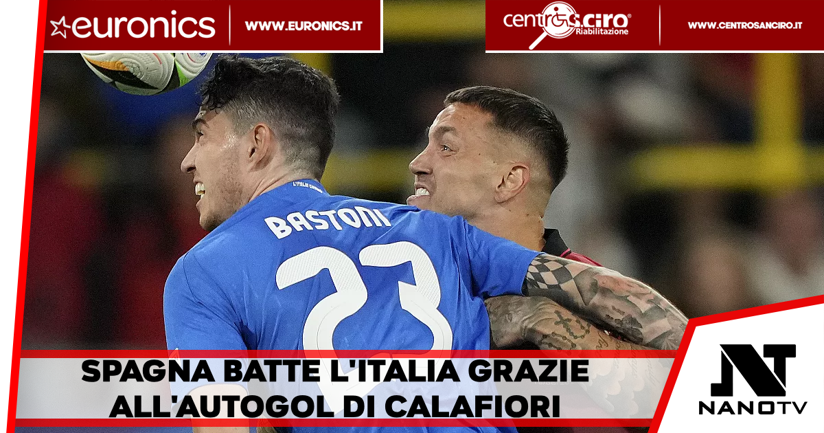 Spagna Italia finisce 1-0