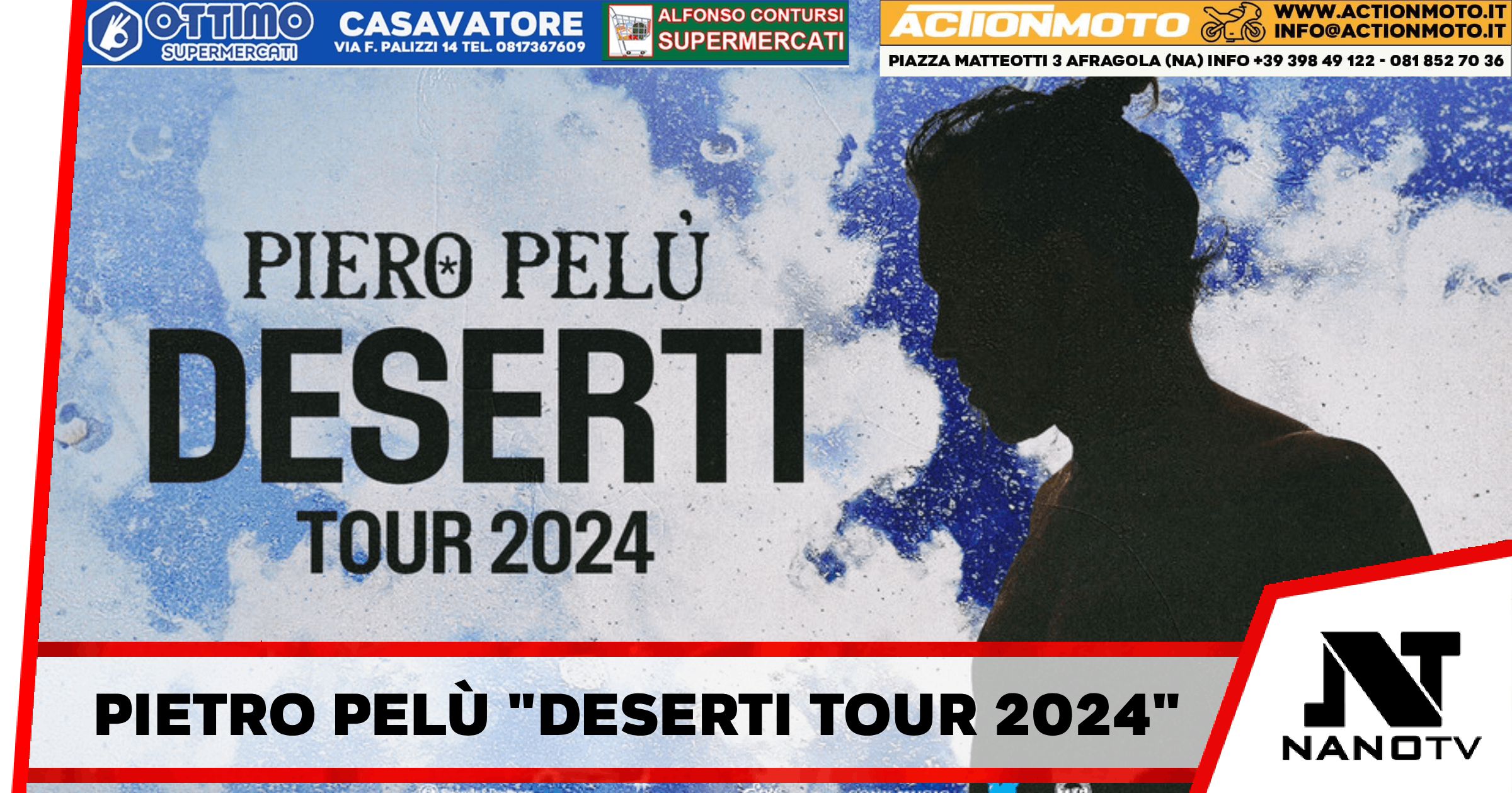 Baia Domizia – Arriva Piero Pelù: Il rocker toscano si esibirà il 3 agosto all’Arena dei Pini nella tappa campana del suo “Deserti Tour 2024”