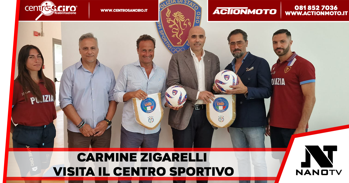 Caivano – Il presidente Zigarelli al centro sportivo “Pino Daniele” di Caivano