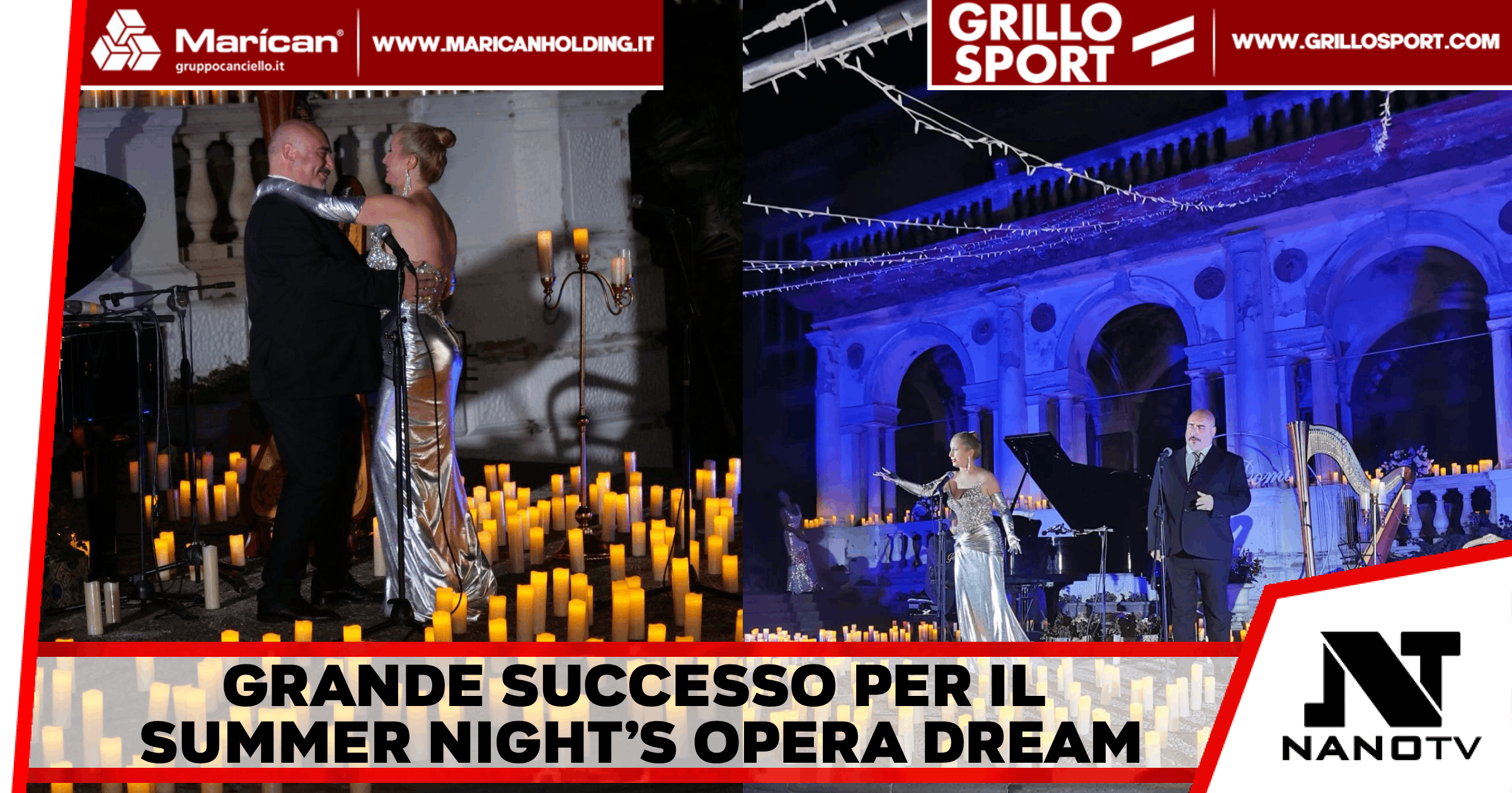 Napoli – Grande successo per il Summer Night’s Opera Dream – Puccini & Co. a lume di candela, a Villa Domi