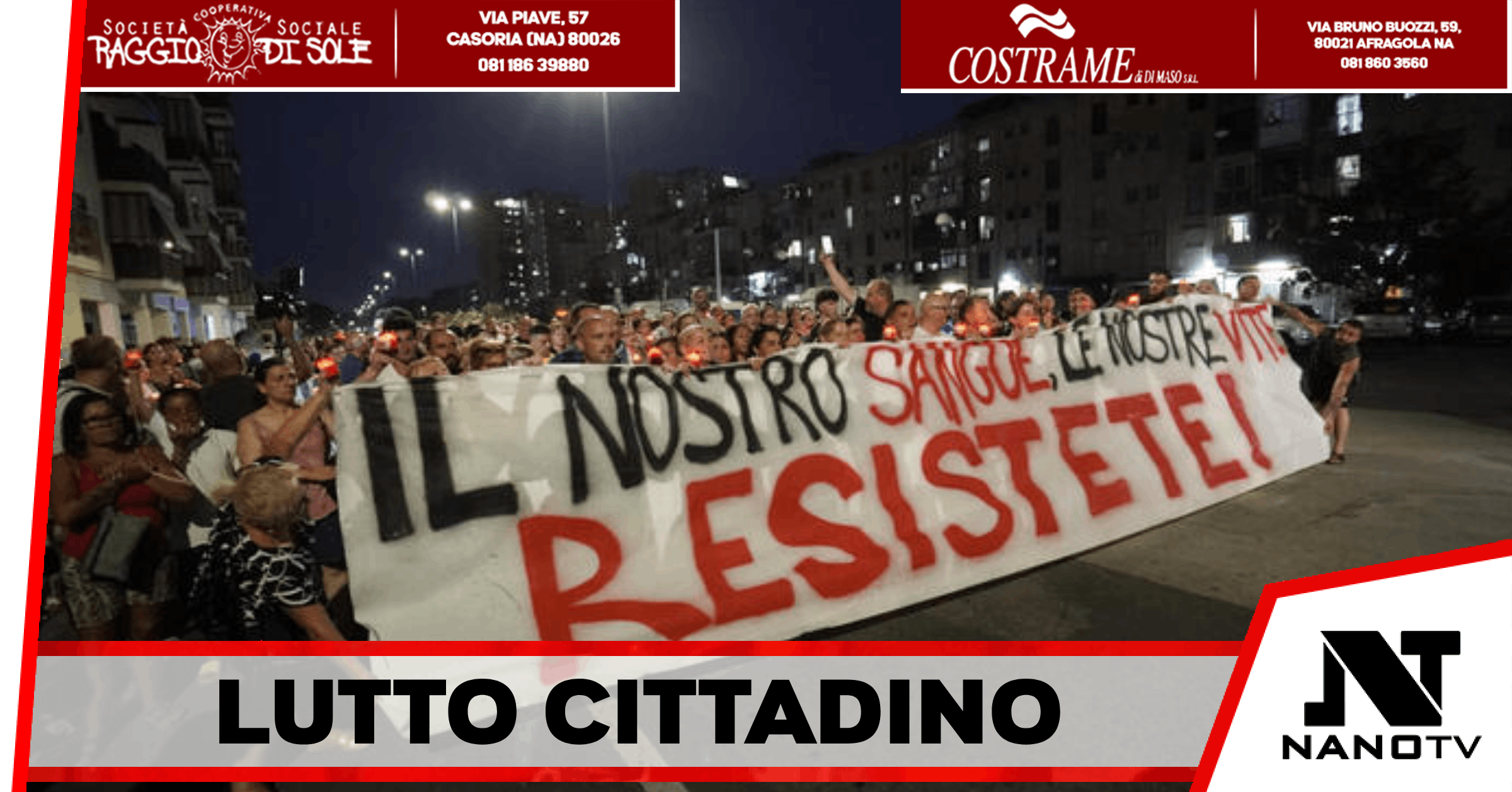 Napoli – Crollo Scampia, lunedì 29 luglio lutto cittadino