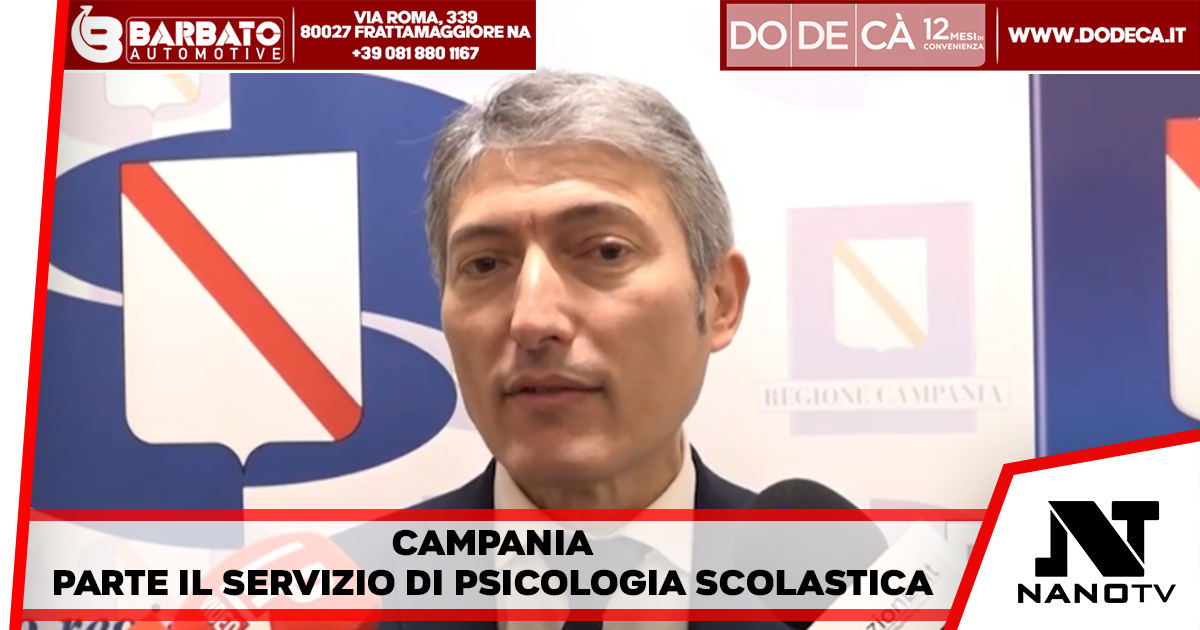 Regione Campania – Parte il Servizio di Psicologia scolastica in Campania. Stanziati 1,2 mln di euro, passo importante per il benessere dei giovani campani