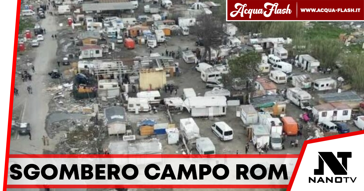 Baracche demolite e rom sgomberati: La svolta per il campo di via Carrafiello a Giugliano