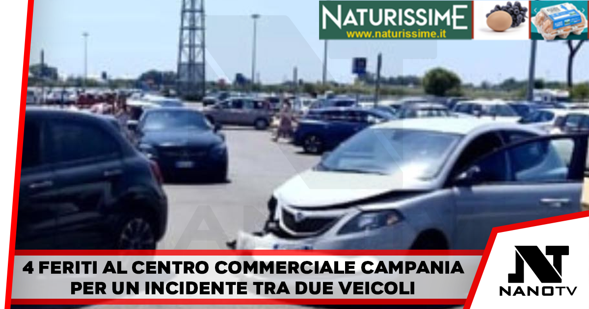 Incidente al Campania, 4 feriti tra cui 2 bambini